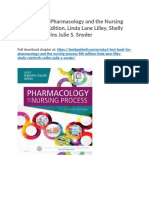 Test Bank For Pharmacology and The Nursing Process 8th Edition Linda Lane Lilley Shelly Rainforth Collins Julie S Snyder
