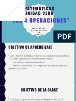 1 - Matemáticas Unidad Zero Operaciones Combinadas