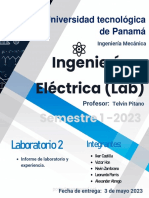 Informe de Laboratorio 2 - Ingeniería Eléctrica