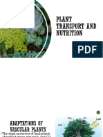 Plant Transport and Nutrition-1