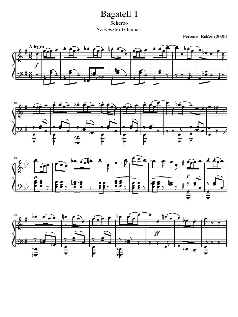 Scherzo pdf