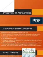 Evolution of Populations Present