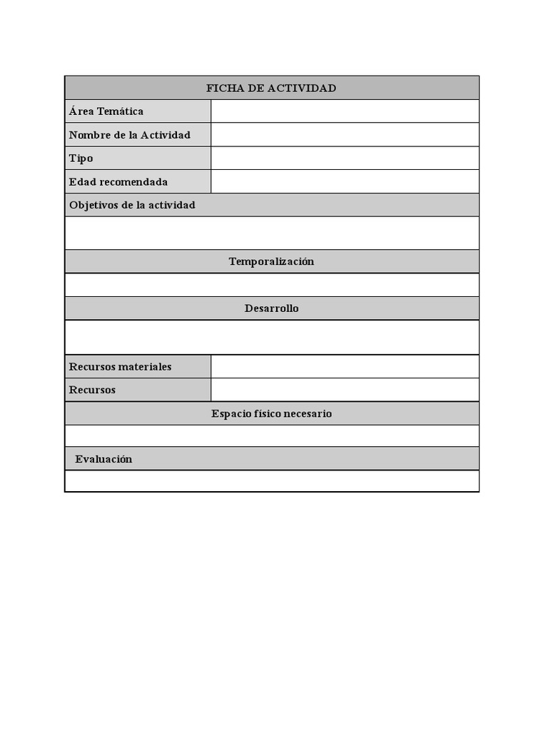 Ficha de Actividad Educativa Completa | PDF | Crecimiento personal y ...