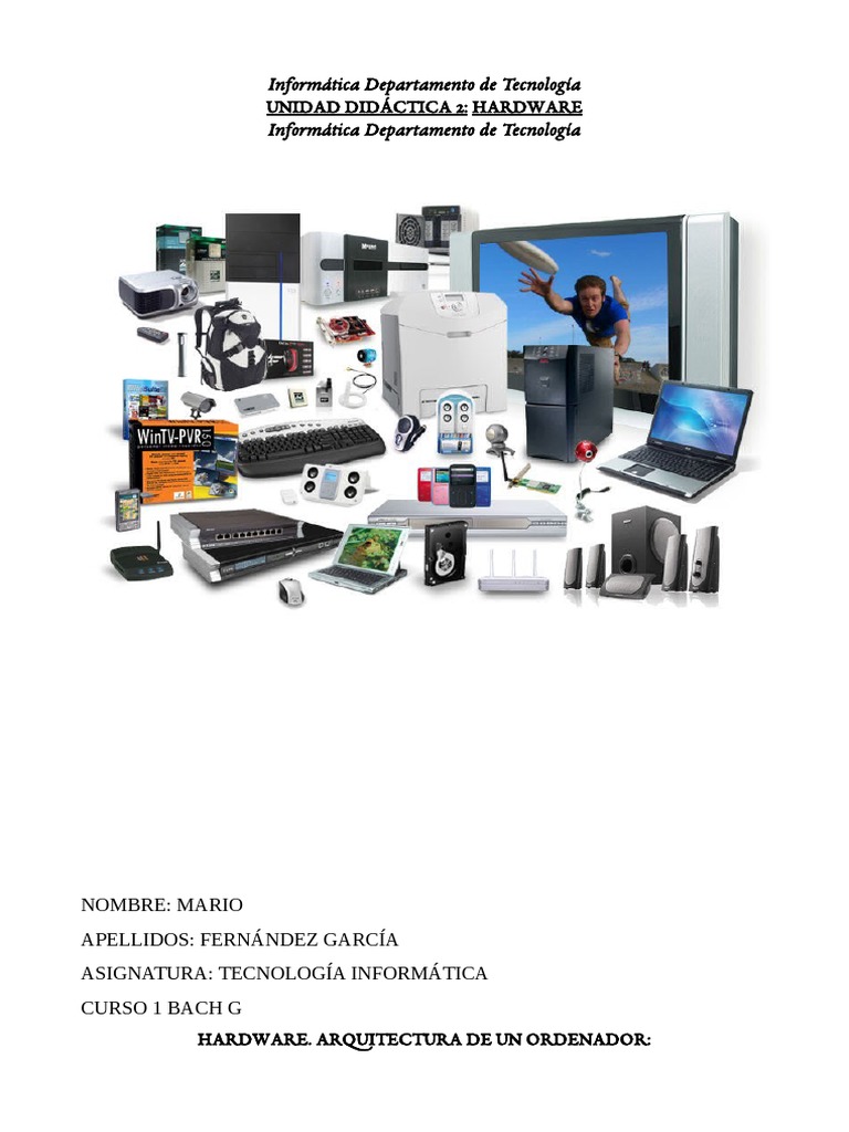 Estructura Informatica | PDF | Hardware de la computadora ...