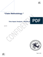 "Claim Methodology ": Time Impact Analysis / Window Analysis
