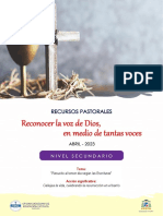 Recursos Pastorales - Abril