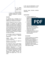 Tencion Superficial Del Agua Metodo Ruptura Analisis Objetivos Resumen y Conclusiones