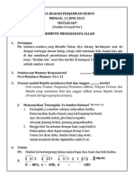 Ibadah Perjamuan Kudus 11 Juni 2023