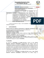 Informe #101-2022-Jos-Gdur - Conformidad Madera - Casapalca