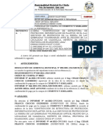 Informe #099-2022-Jos-Gdur - Conformidad Cemento - Casapalca