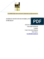 Mujeres en Institución de Encierro ¿Función Materna Entre Rejas?