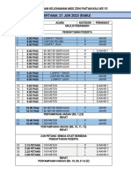 Jadual Dan Ajk Kejohanan