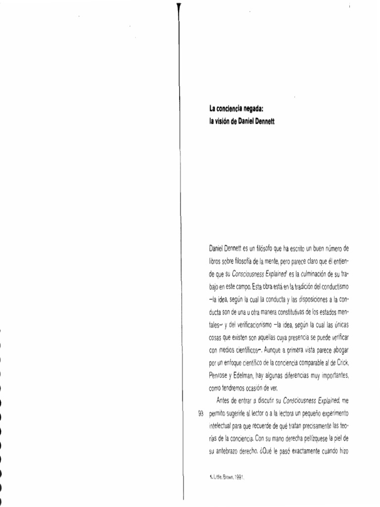 Denett conciencia pdf