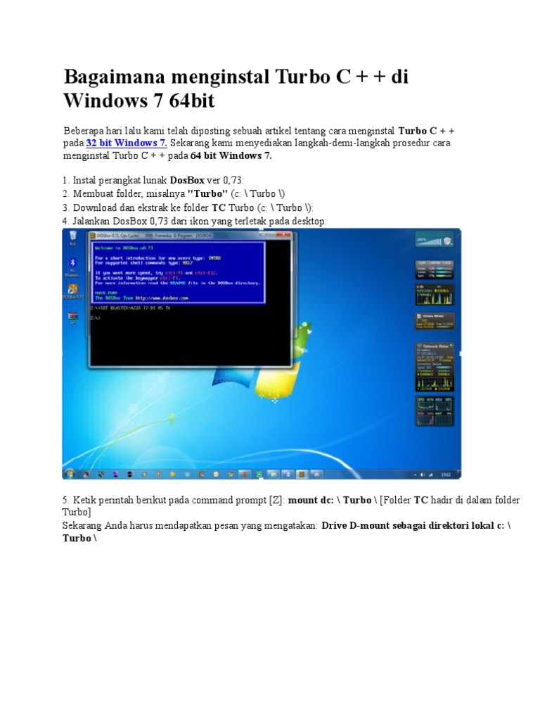 Free download turbo c setup