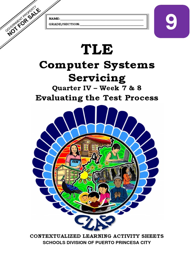 TLE - ICTCSS9 - q4 - CLAS4 - Evaluate The Testing Process - v2FOR QA ...