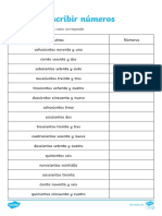 Actividad Escribir Los Numeros Ver 1