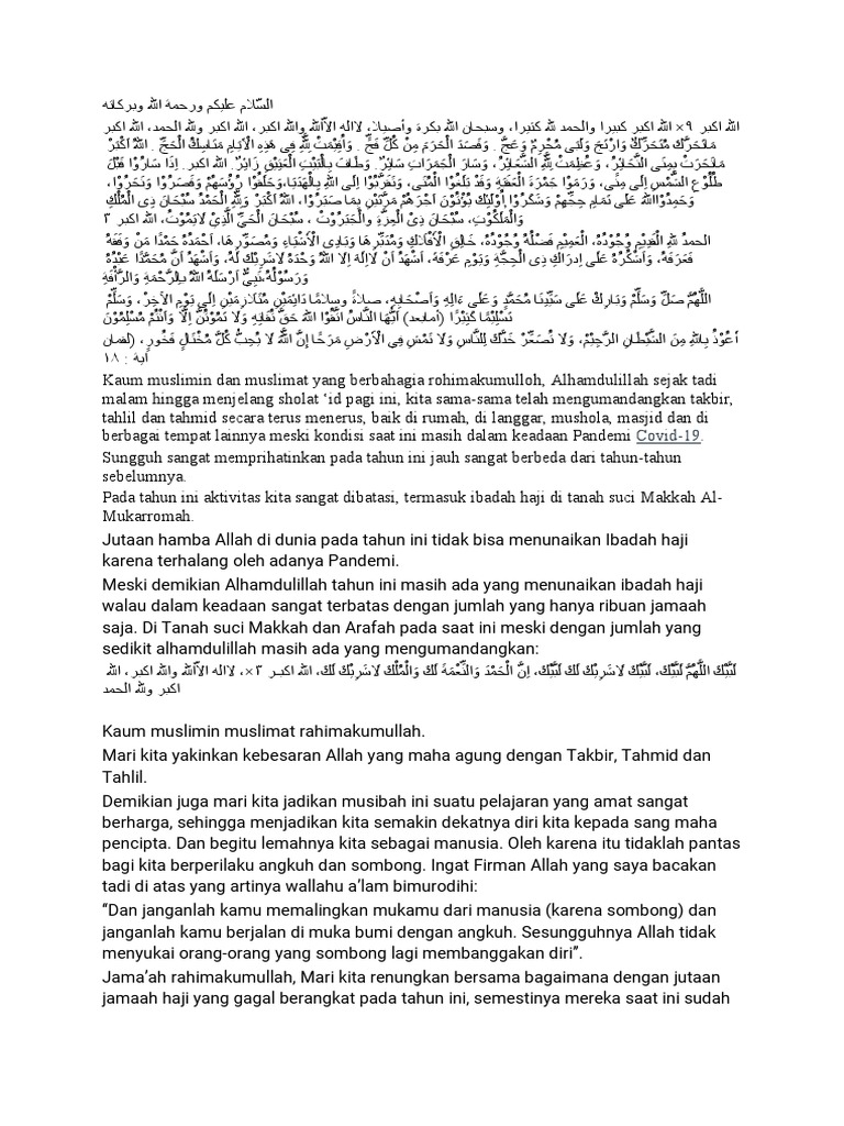 Khutbah Idul Adha 1 PDF