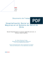 Hospitalización Social en Adultos Mayores en El Sistema de Salud Chile - Datos Estadísticos