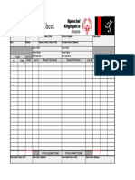 Score Sheet Soccer