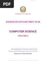 11th Computer Science Volume 1 New School Books Download English Medium