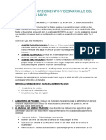 Crecimiento y Desarrollo 2 A 5 Años