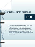 Market Research Methods