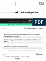 SARMIENTO2 - SEM INVESTIGACION Semana 02 2023-1