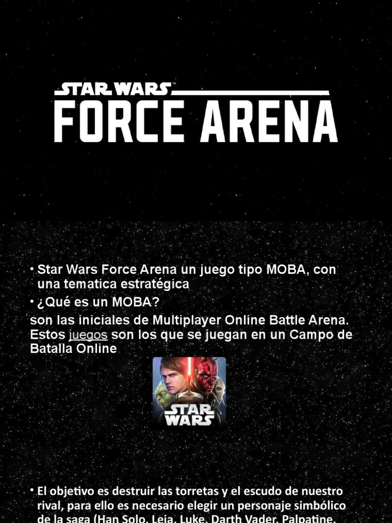 Star Wars Force Arena | PDF | Guerra de las Galaxias | Darth Vader