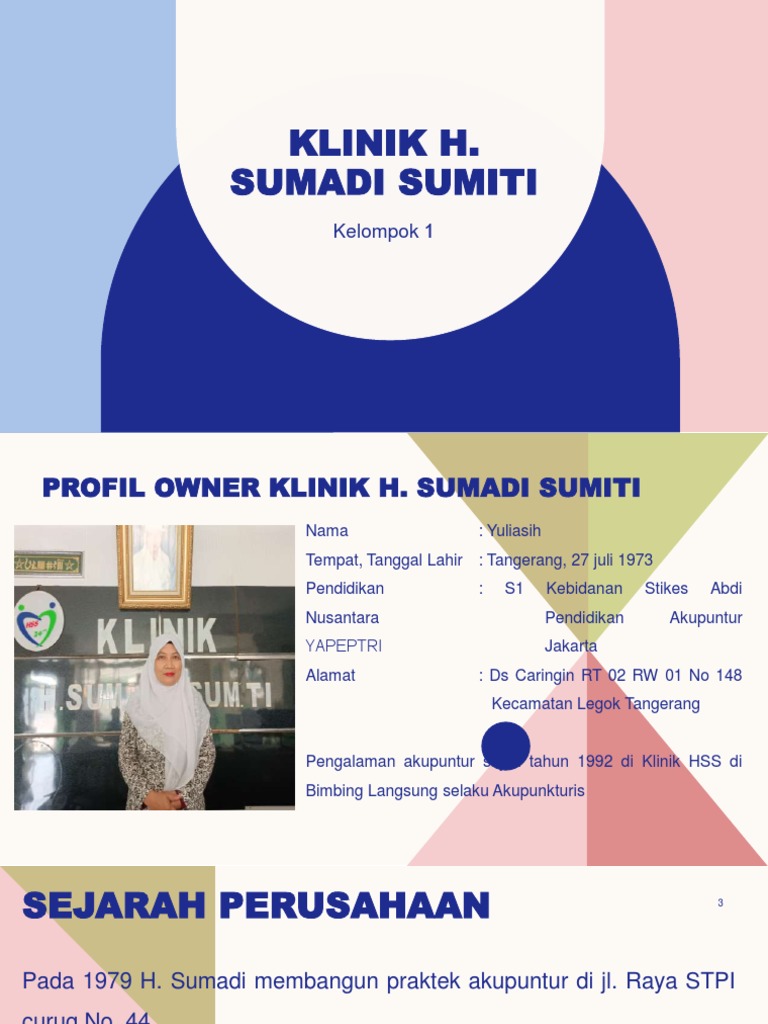 Profil Klinik H. Sumadi Sumiti | PDF