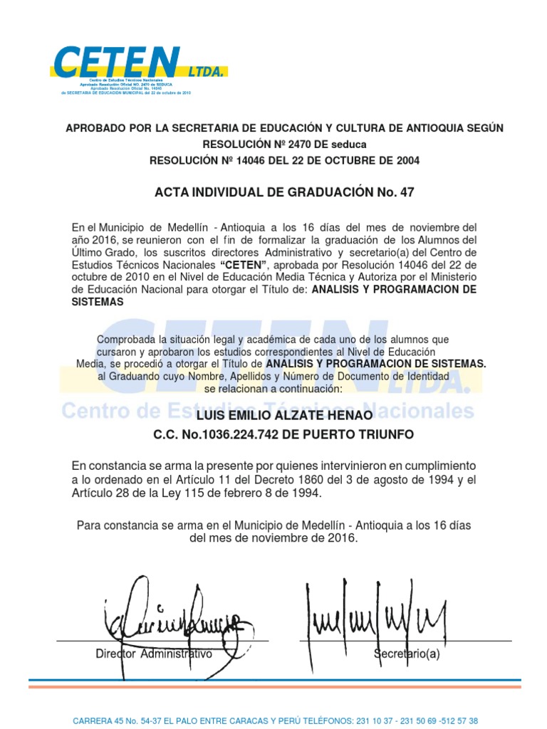 Técnicas CETEN | PDF