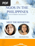 Ngos in The Philippines: Non-Goverment Organization