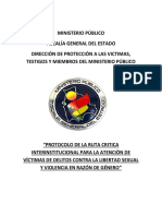 Protocolo Interinstitucional Camara Gessell - Fiscalia General