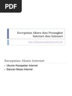 Download Kecepatan Akses Dan Perangkat Internet Dan Intranet by Januar Kistanto SN65413596 doc pdf
