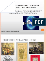 1) PPT. Función Notarial y Desarrollo Tecnológico