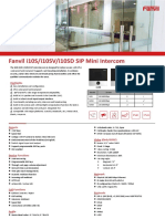 Fanvil I10s i10SV i10SD Datasheet