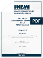 Taller #1 Etapas Del Desarrollo