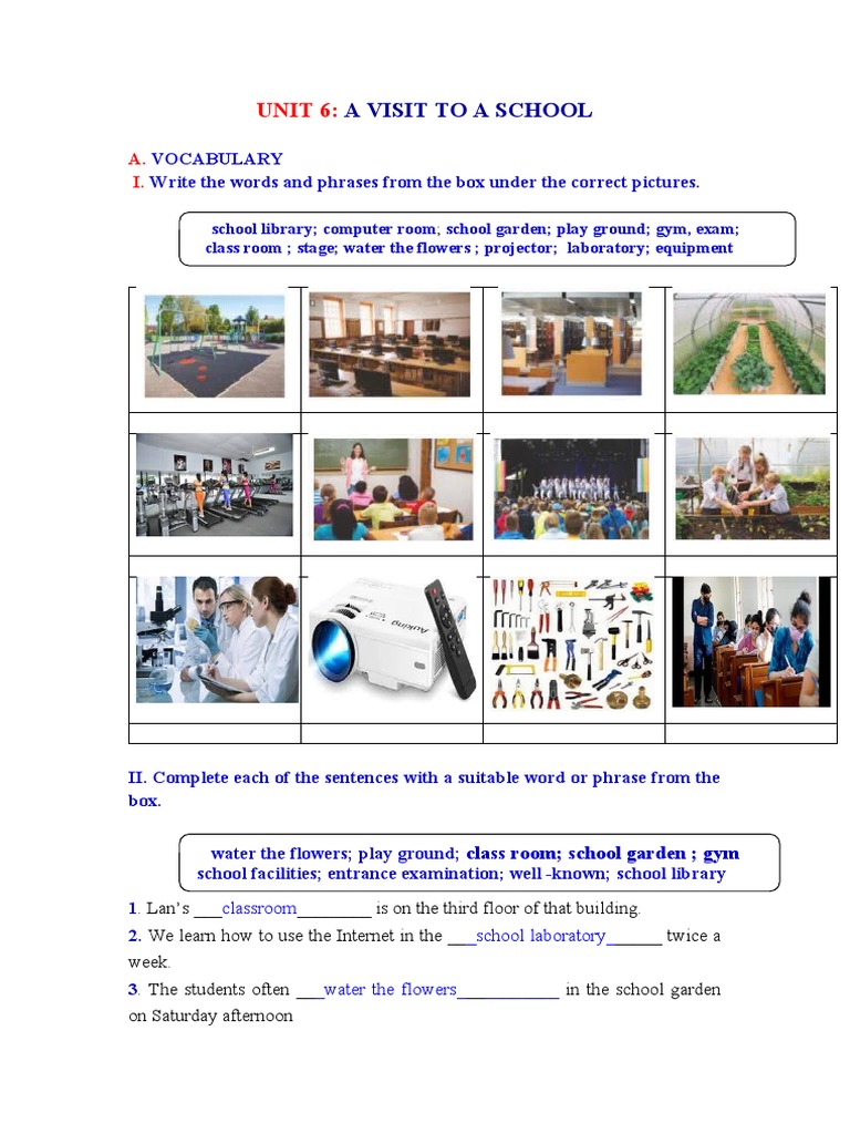 Grade 7 - UNIT 6 - HW | PDF | Vietnam