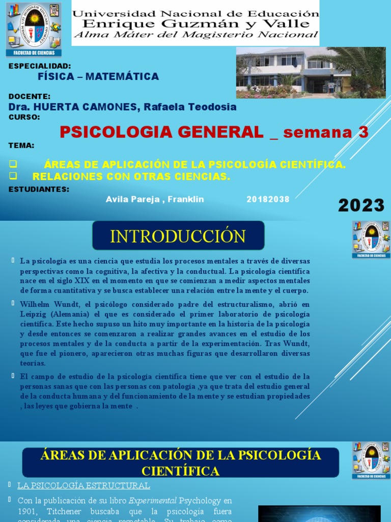 Aplicaciones de la Psicología Científica | PDF | Sicología | Comportamiento