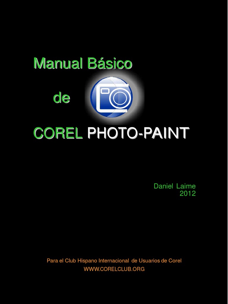 Manual Básico de Corel PHOTO-PAINT | PDF | Color | Ventana (informática)