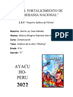 Analisis Literaria Ollantay