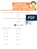 Comparaciones de Fracciones para Quinto de Primaria