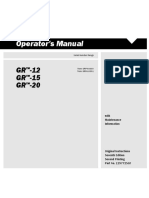 Operator Manual Genie GR Series