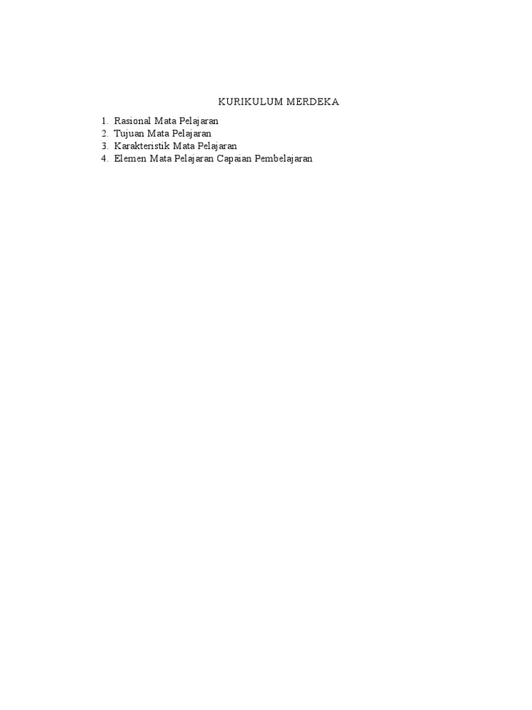 Capaian Pembelajaran Matematika Fase B | PDF