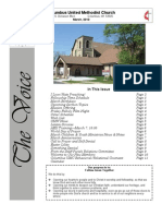 Columbus United Methodist Church: in This Issue