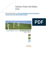 Elementary Statistics Triola 11th Edition Solutions Manual