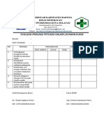 Evaluasi Prilaku Petugas Dalam Layanan Klinis