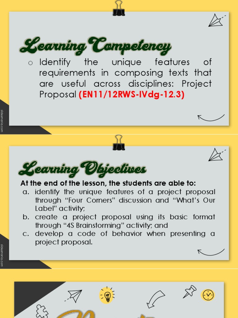 Week 4 project proposal pdf communication cognition