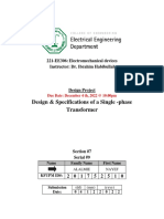 Project 306 Transformer Report