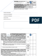 Fisa Sintetica de (Auto) Evaluare Cadre Didactice - Învățământ Preșcolar - Gradatie 2023