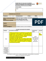 Carta Descriptiva (Facilitadora)